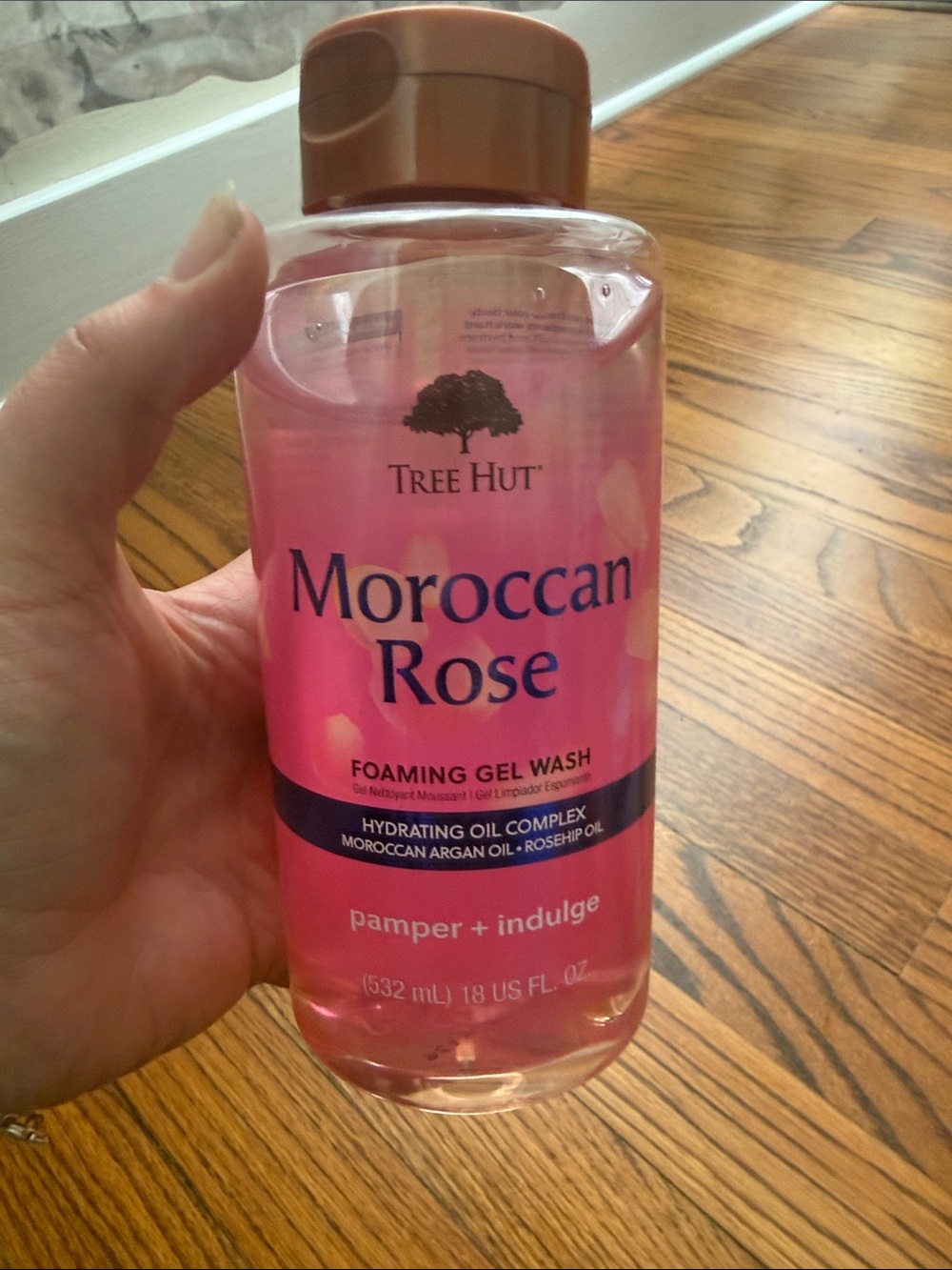 Tree Hut Moroccan Rose Foaming Gel Wash - Pink